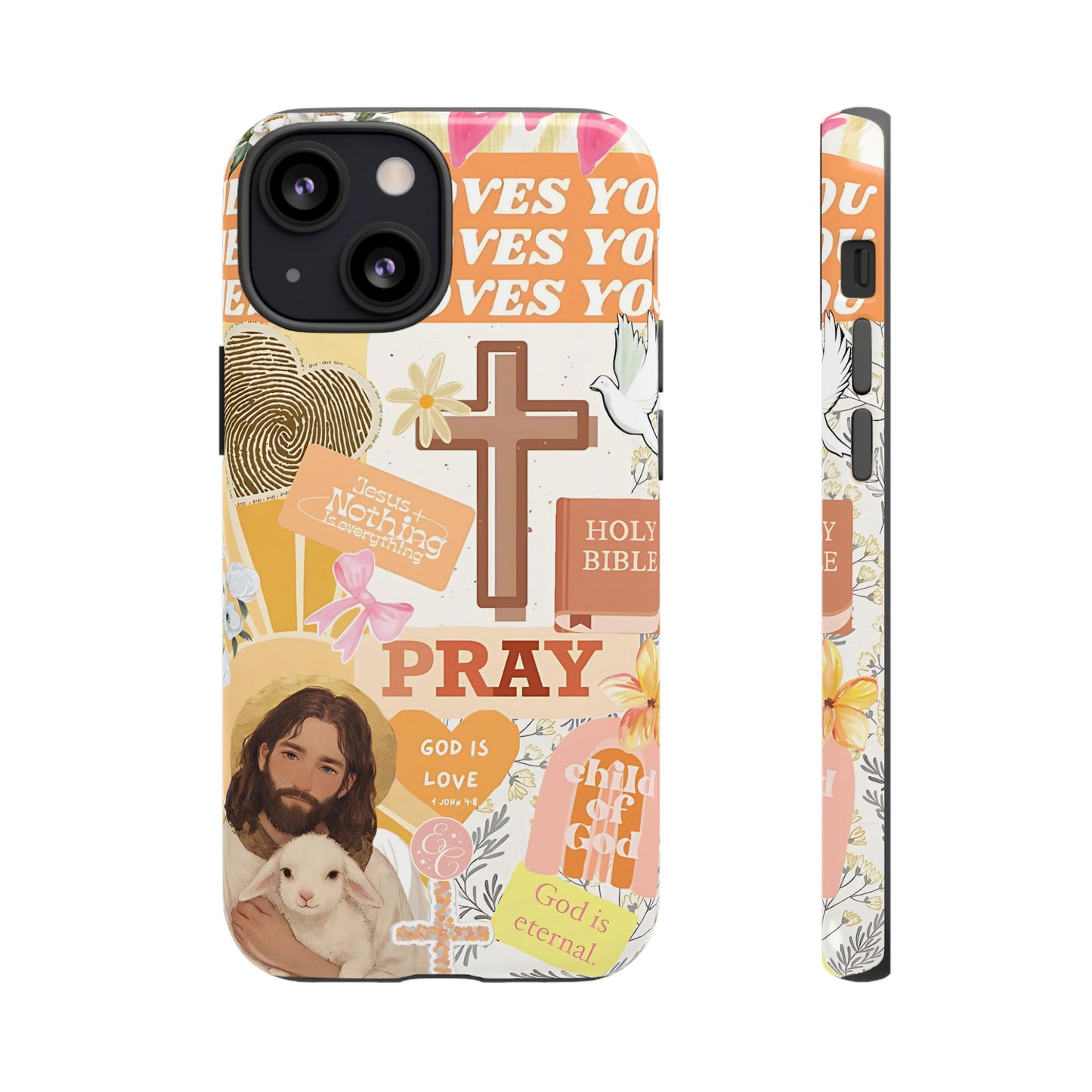 Christian Collage Tough Phone Case