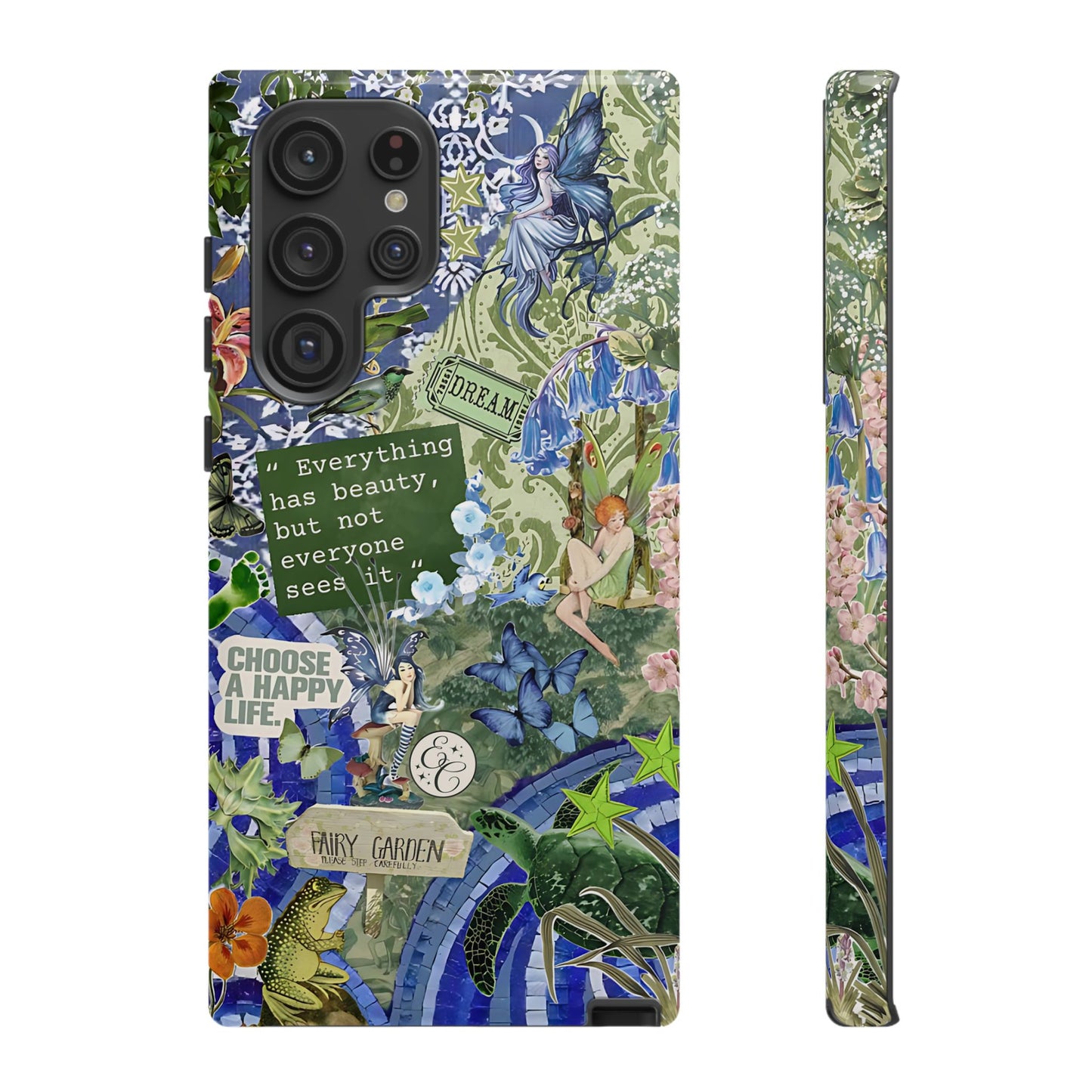 Fairy Garden Collage Tough Phone Case