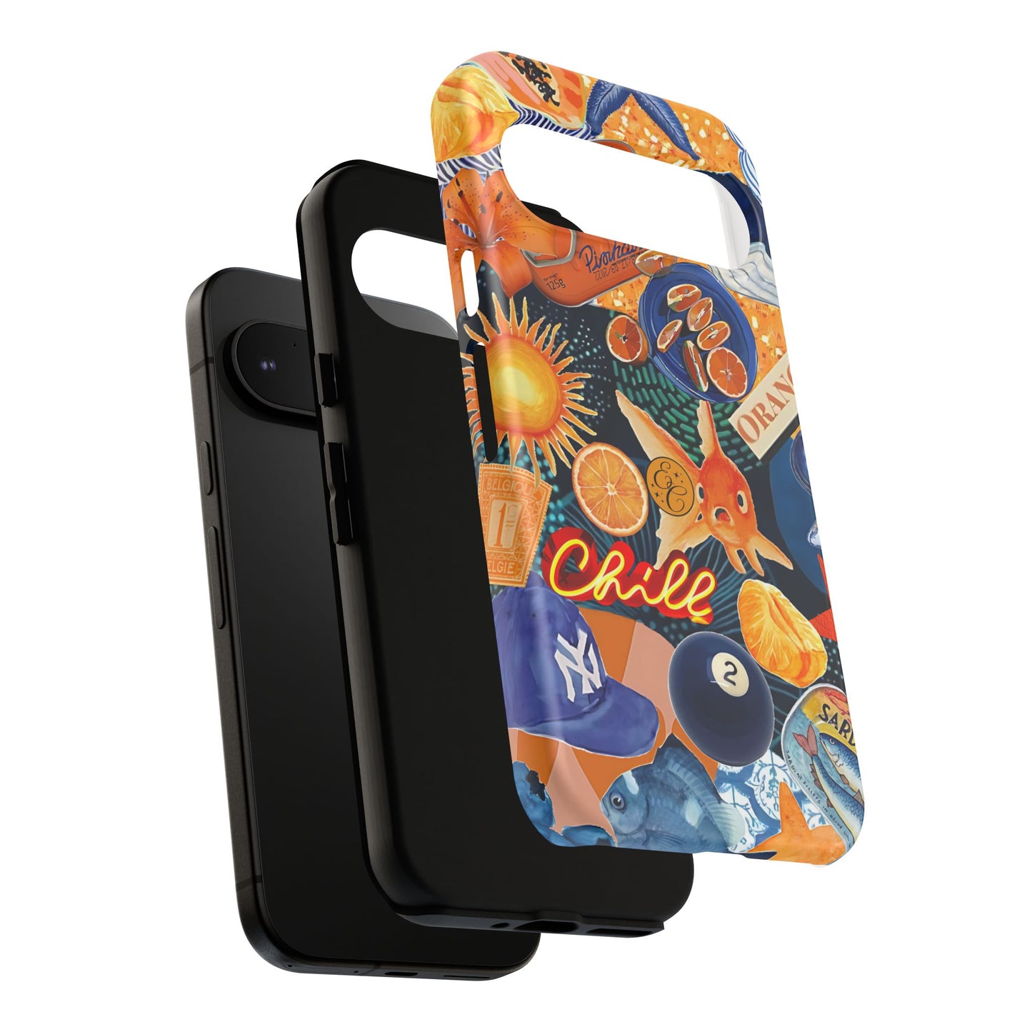 Nautical and Citrus Tough Phone Case