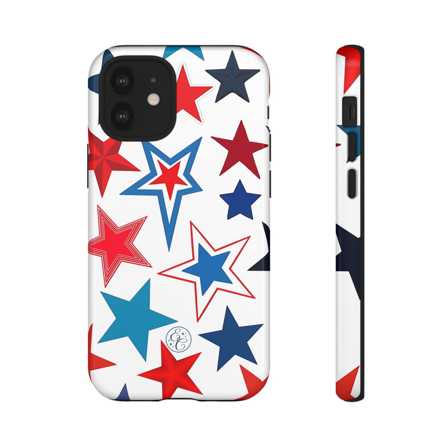 Patriotic Star Pattern Tough Phone Case