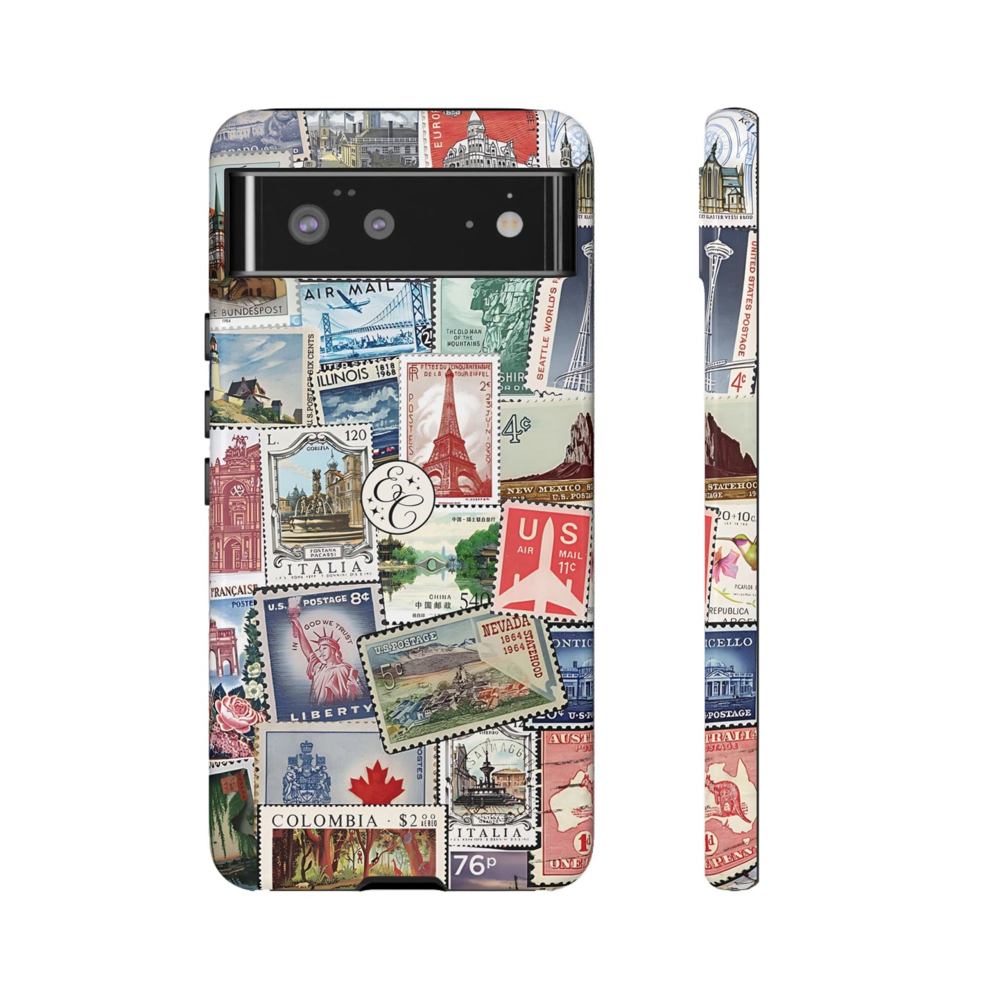 Vintage Stamp Collection Tough Phone Case