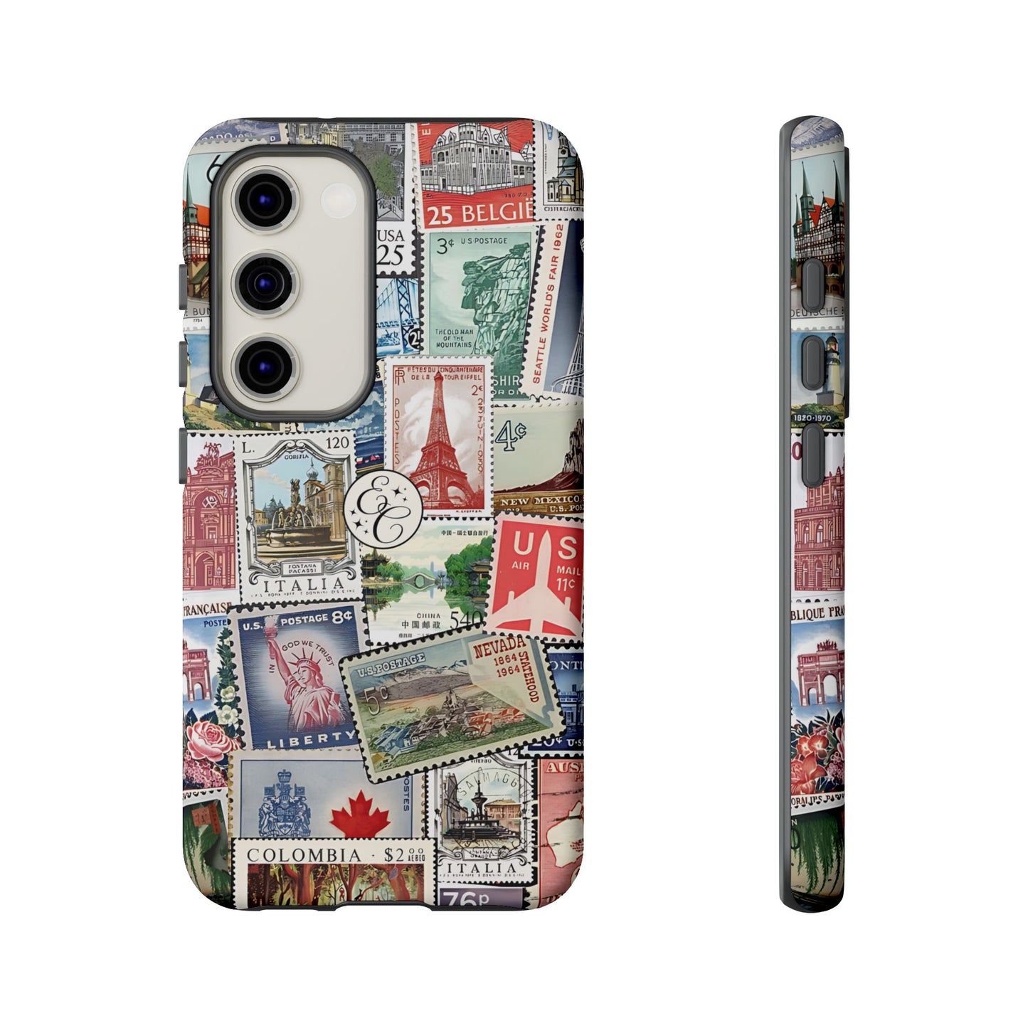 Vintage Stamp Collection Tough Phone Case