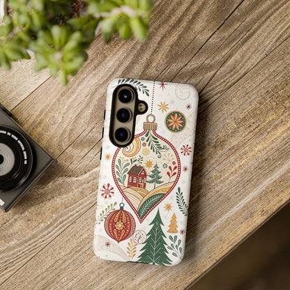 Cozy Christmas Ornament Tough Phone Case