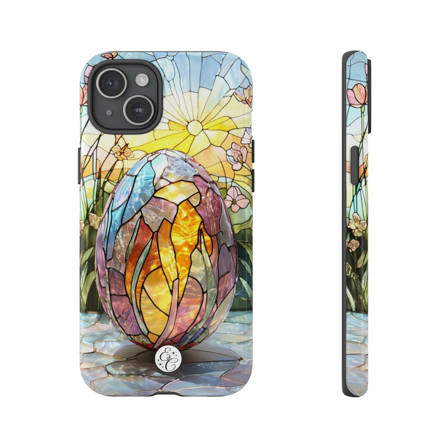 Easter Egg Stained Glass Tough Phone Case