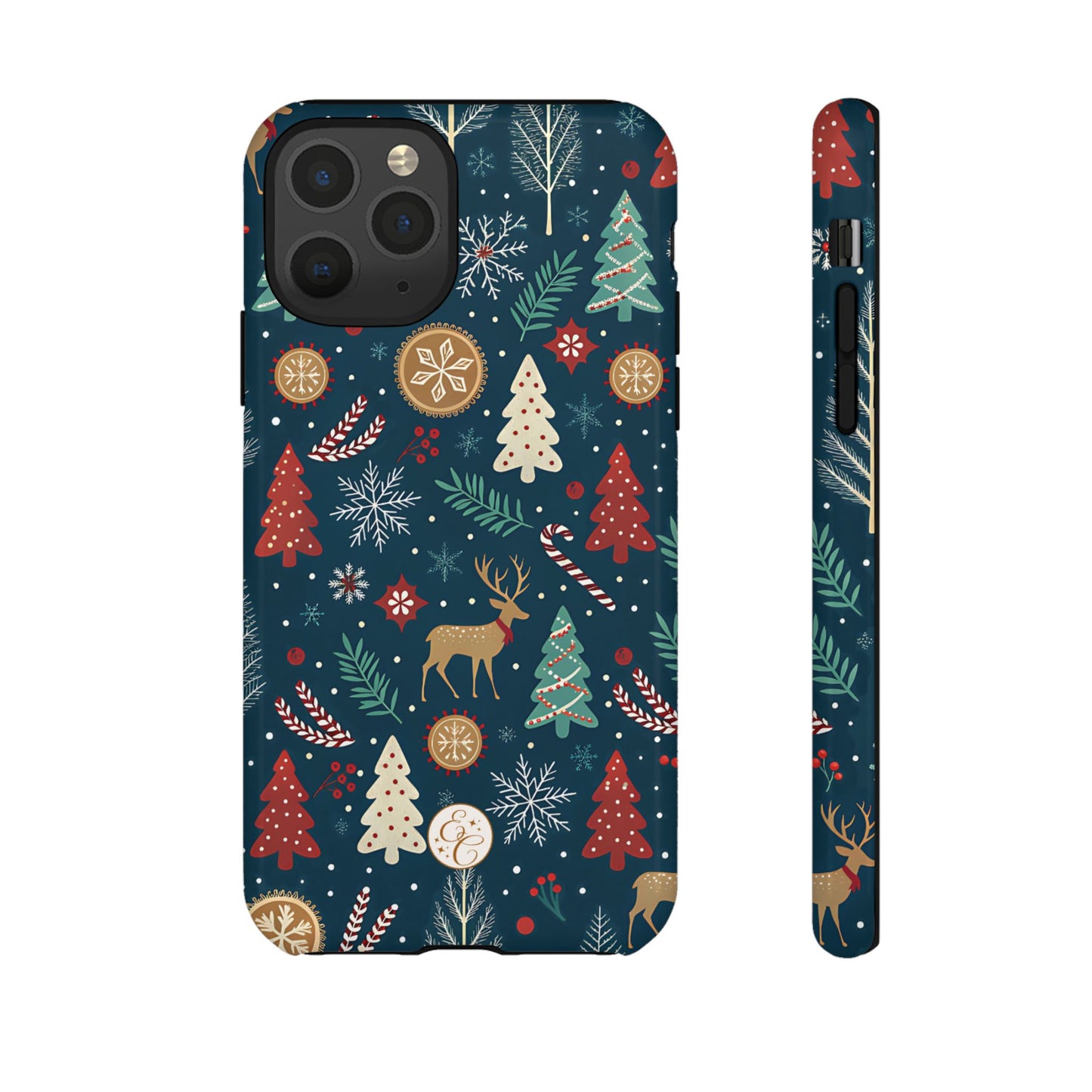 Christmas Holiday Pattern Tough Phone Case
