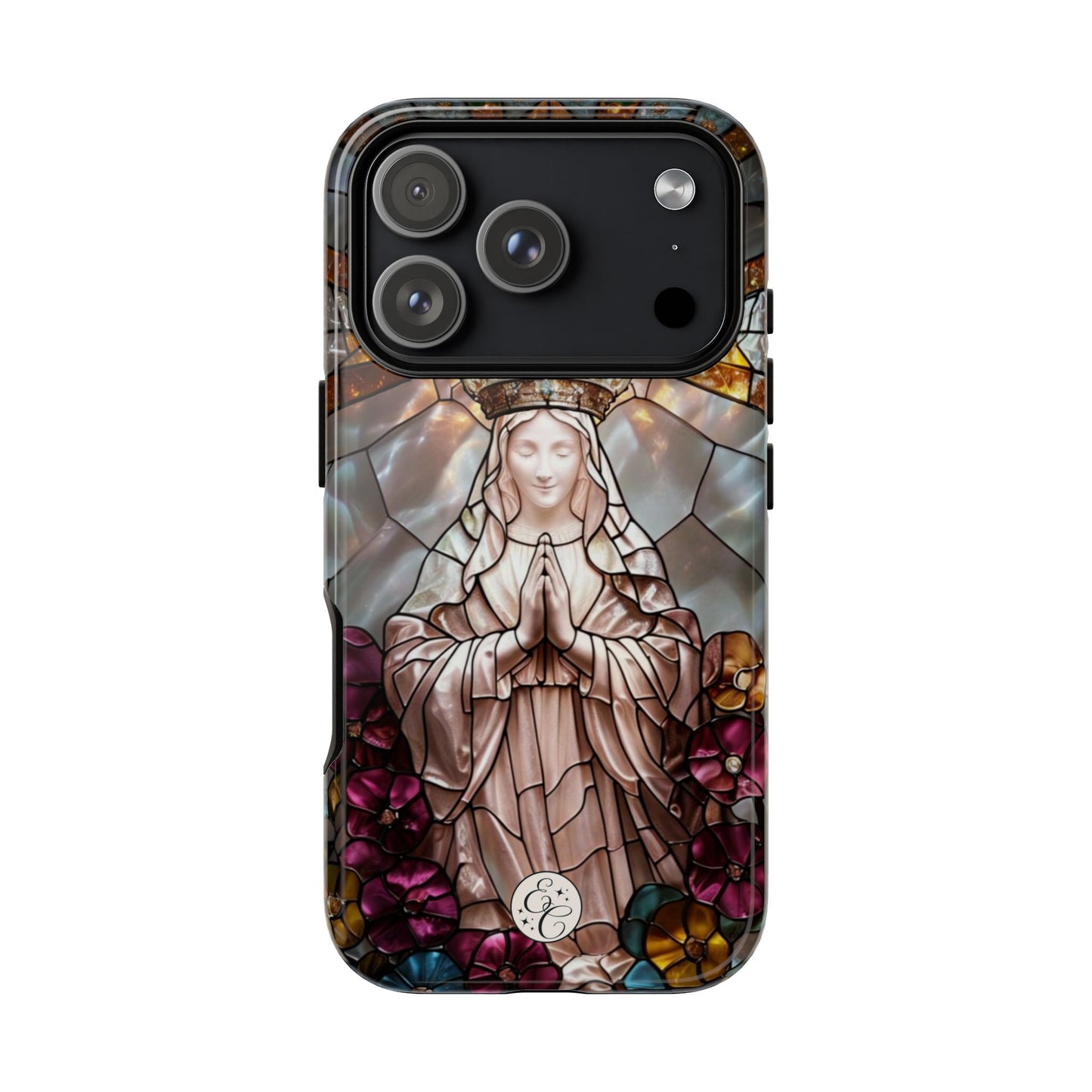 Virgin Mary Stained Glass Tough Phone Case