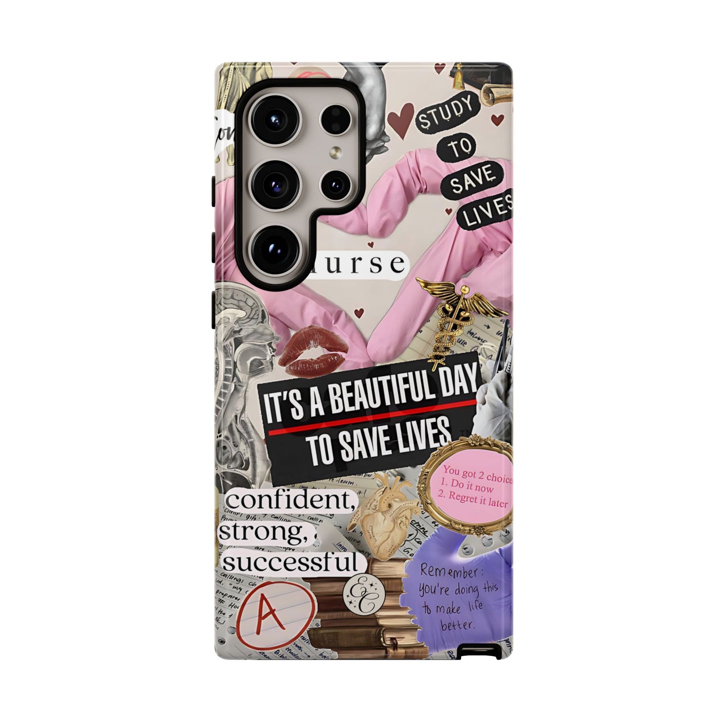 Nurse Inspirational Collage Tough Phone Case