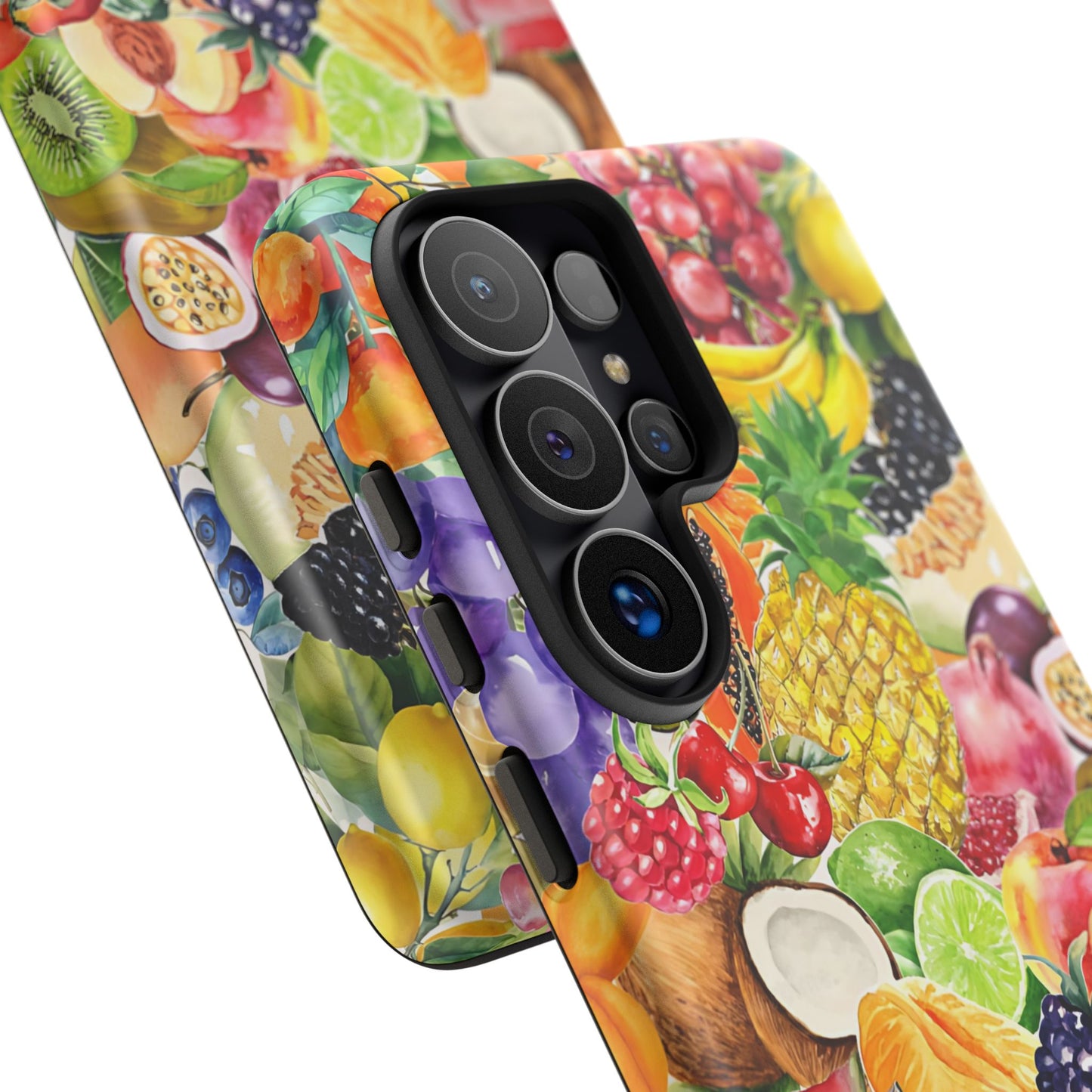 Colorful Fruits Collage Tough Phone Case