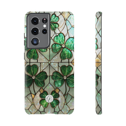 Stained Glass Clover Tough Phone Case