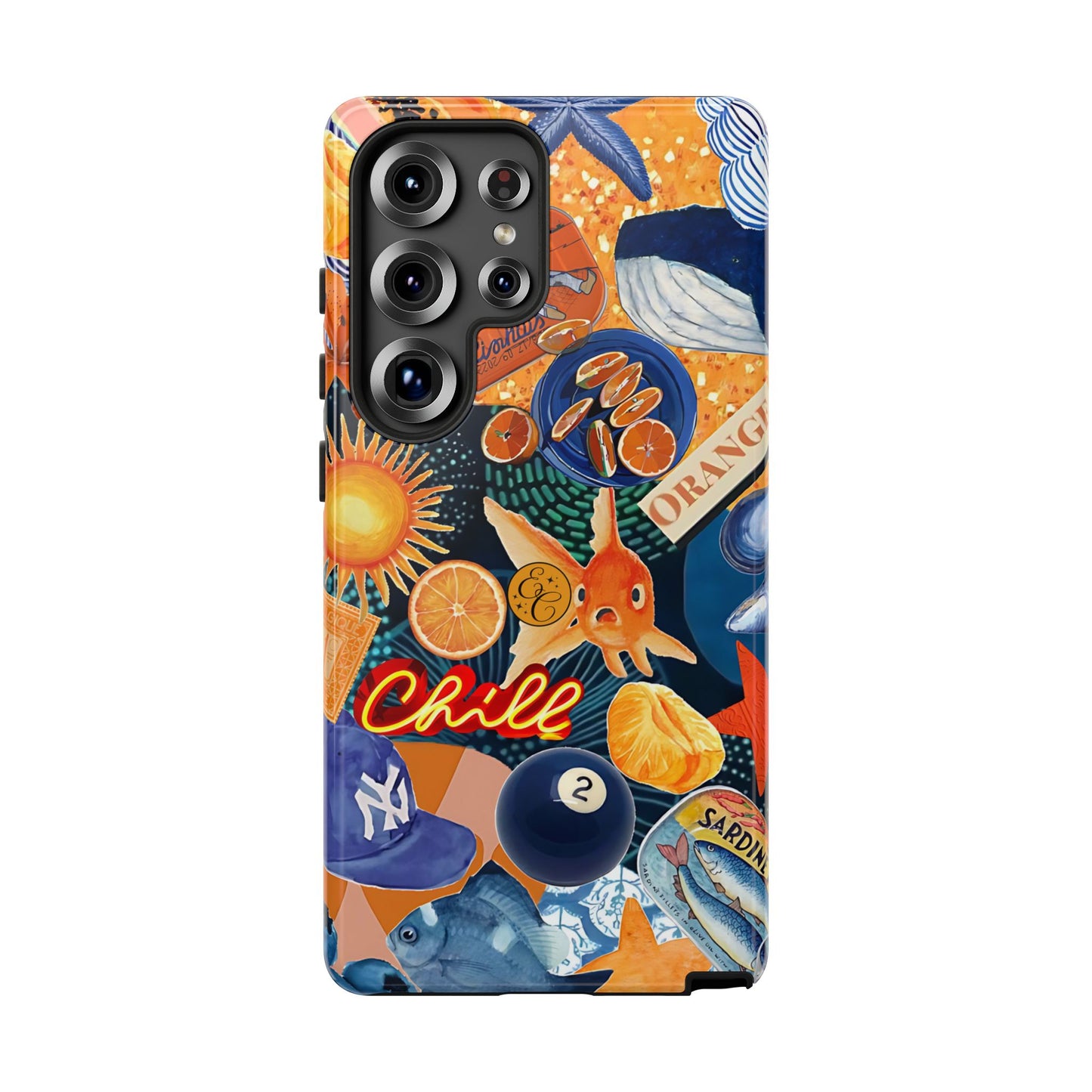 Nautical and Citrus Tough Phone Case
