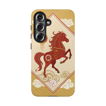 Chinese New Year Lucky Horse Tough Phone Case