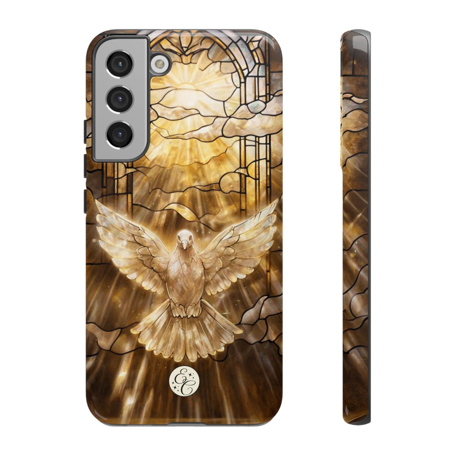 Holy Spirit Stained Glass Tough Phone Case