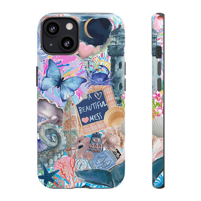 Beautiful Mess Collage Tough Phone Case