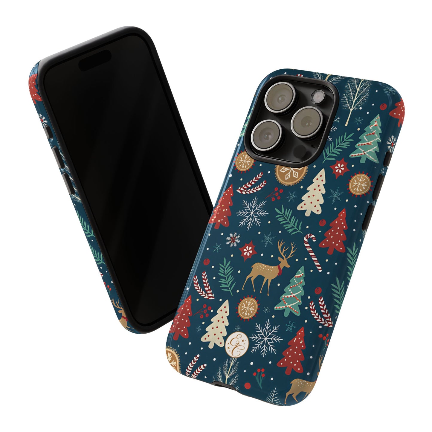 Christmas Holiday Pattern Tough Phone Case
