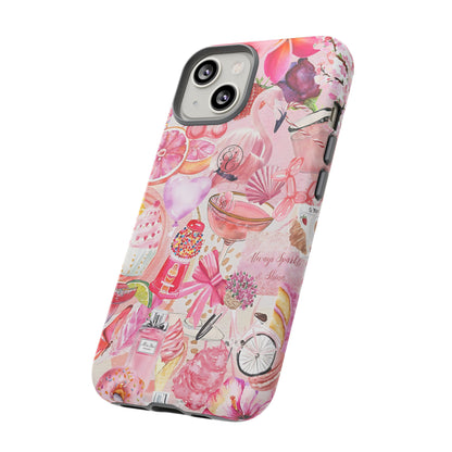 Pink Collage Tough Phone Case