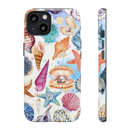 Colorful Sea Shells Tough Phone Case