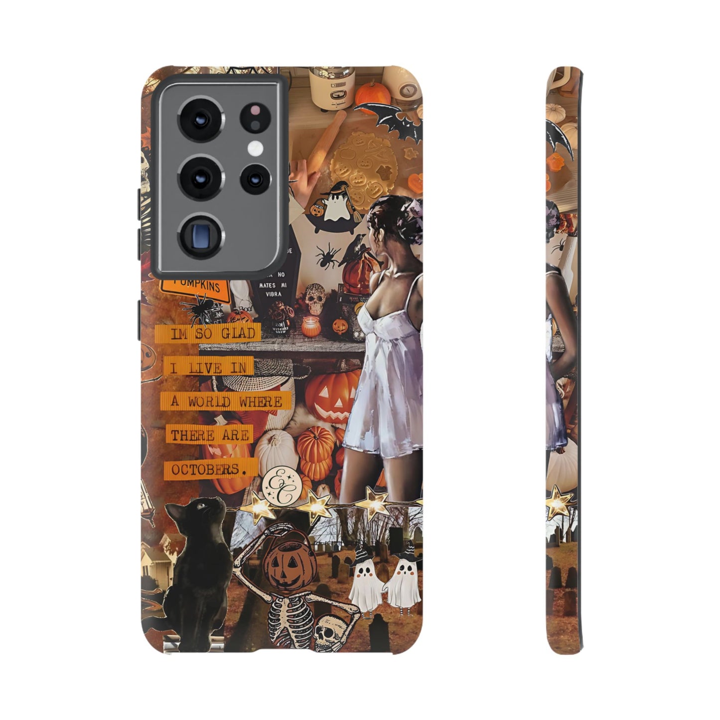 Halloween Aesthetic Collage Tough Phone Case