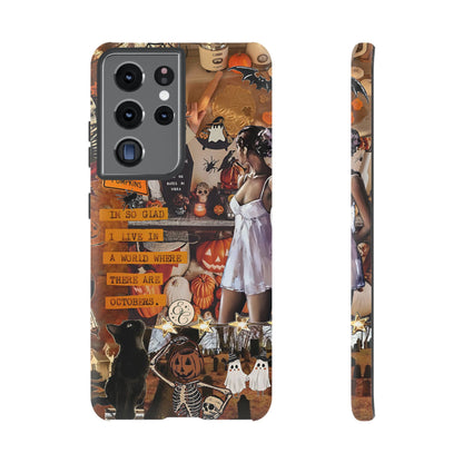 Halloween Aesthetic Collage Tough Phone Case