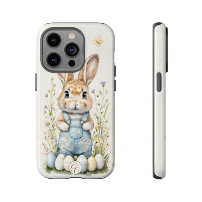 Bunny with Easter Eggs Tough Phone Case