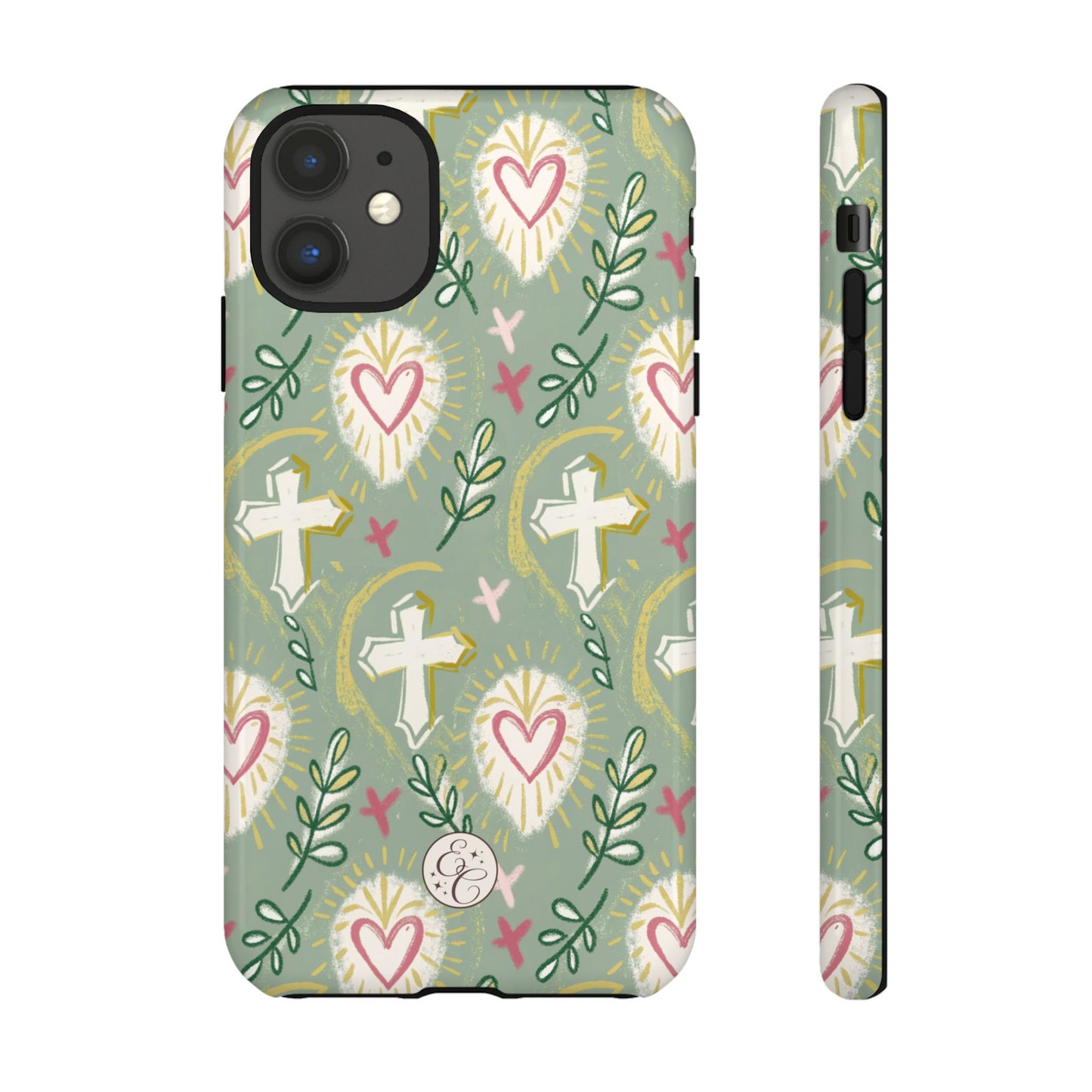 Christian Cross Boho Pattern Tough Phone Case