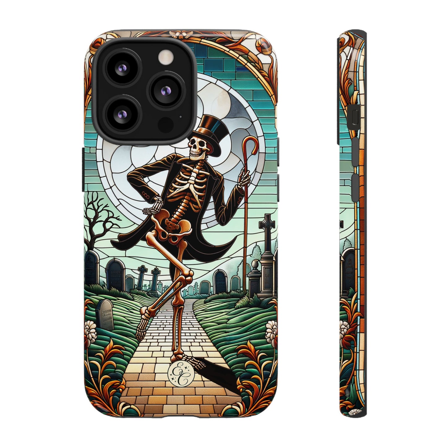 Dancing Skeleton Tough Phone Case