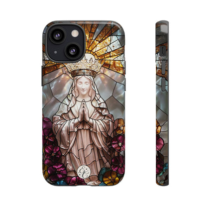 Virgin Mary Stained Glass Tough Phone Case
