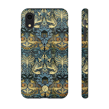 William Morris Peacock and Dragon Tough Phone Case