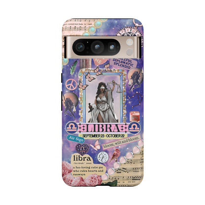 Libra Zodiac Star Sign Tough Phone Case