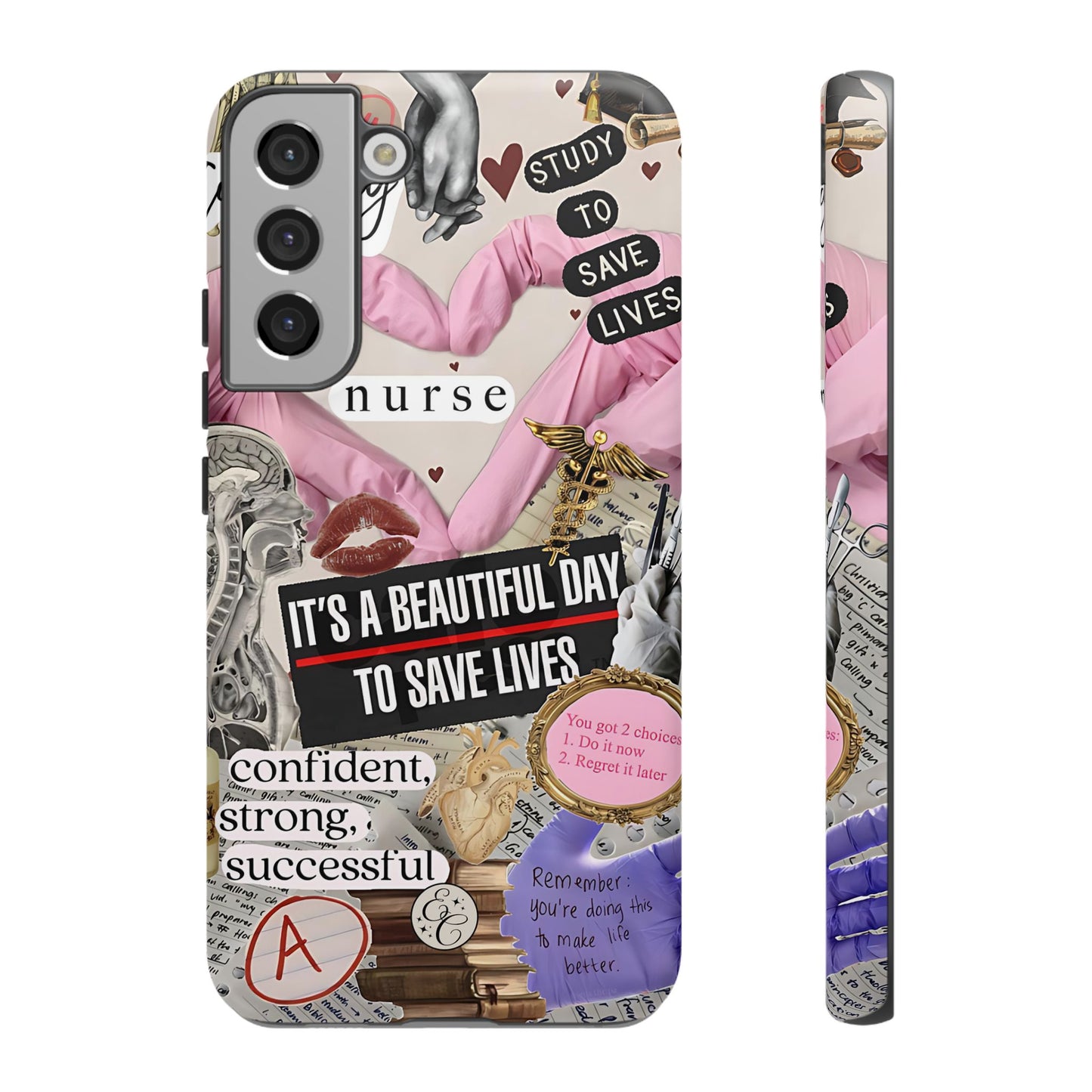 Nurse Inspirational Collage Tough Phone Case