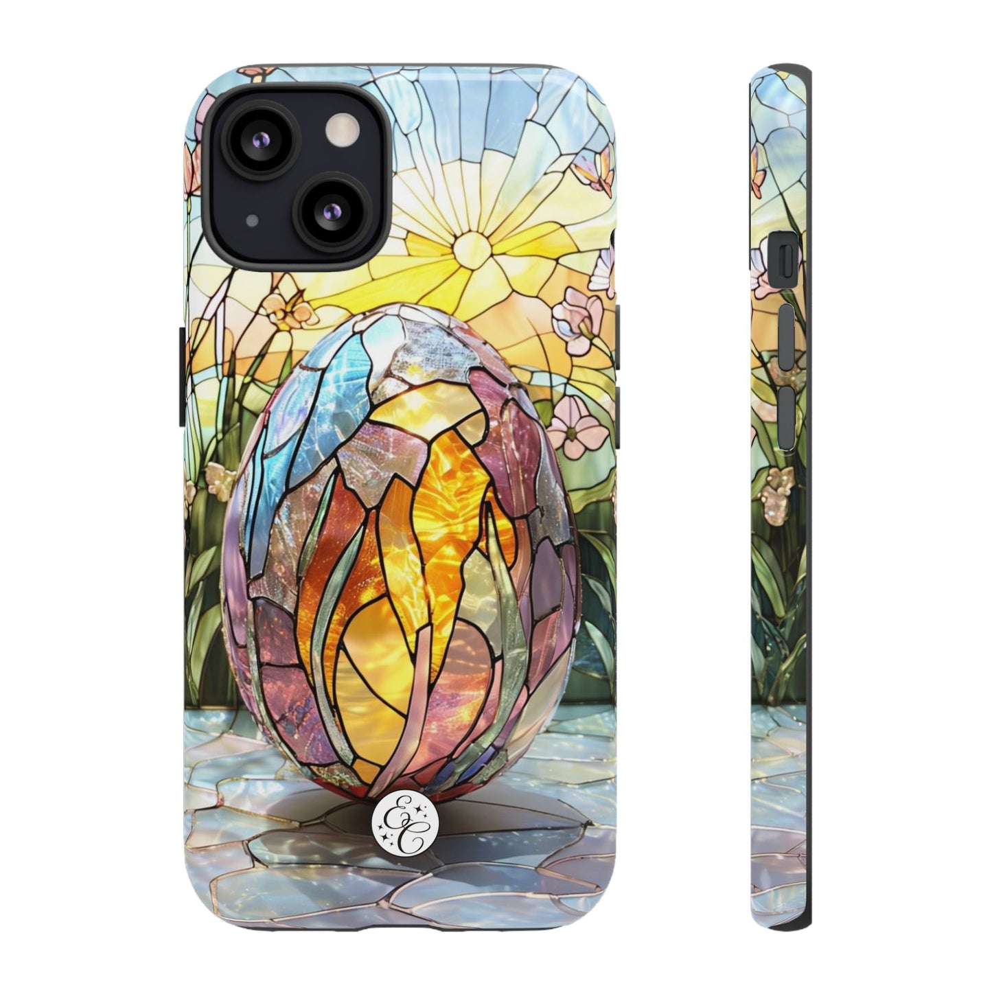 Easter Egg Stained Glass Tough Phone Case