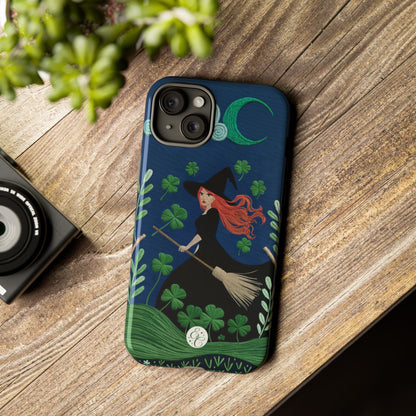 Irish Witch’s Moonlit Stroll Tough Phone Case