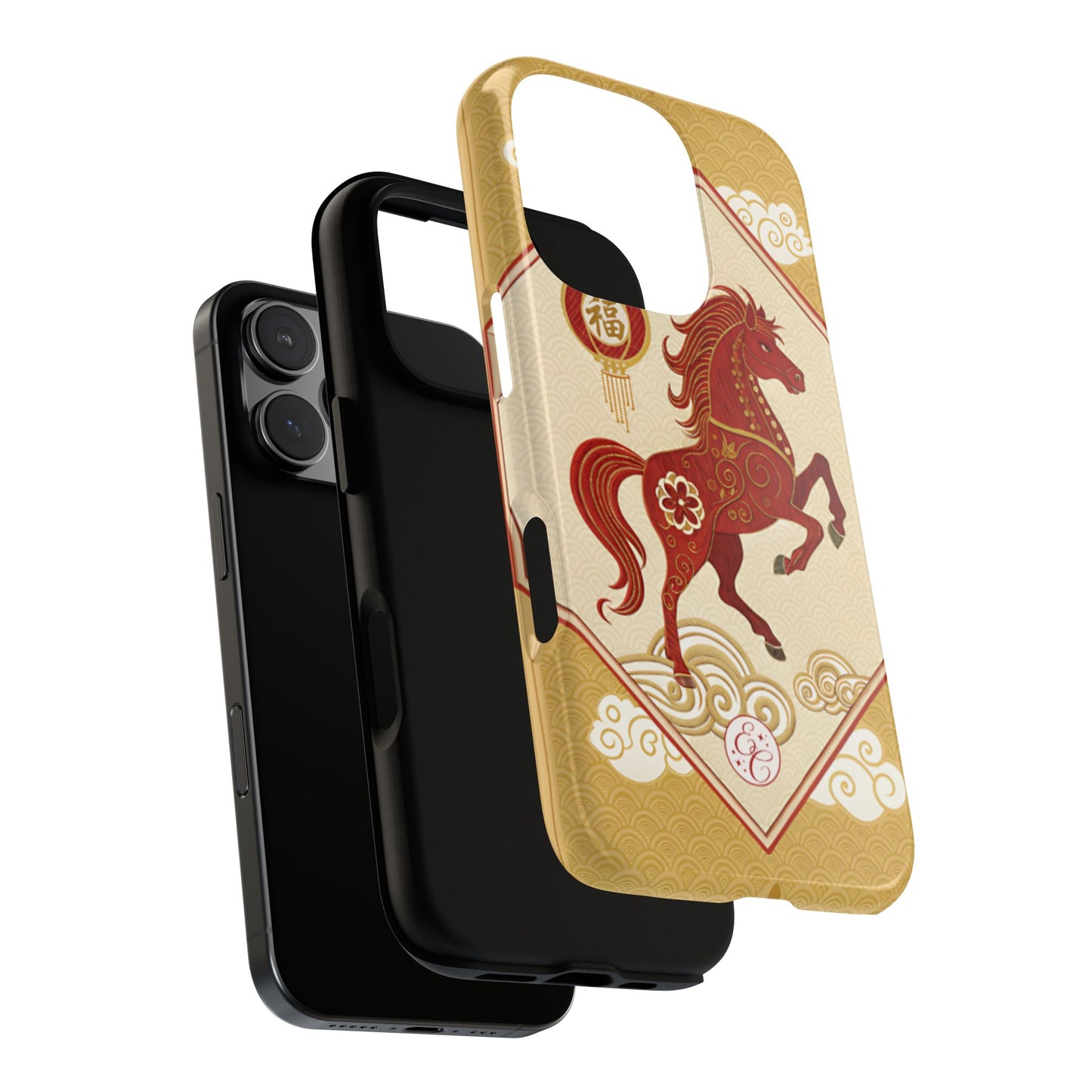 Chinese New Year Lucky Horse Tough Phone Case