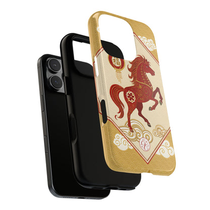 Chinese New Year Lucky Horse Tough Phone Case