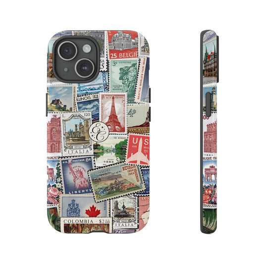 Vintage Stamp Collection Tough Phone Case