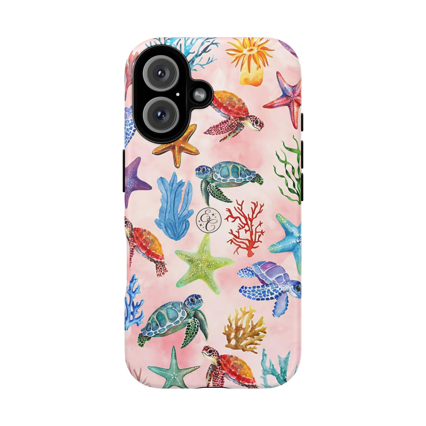 Colorful Marine Life Tough Phone Case