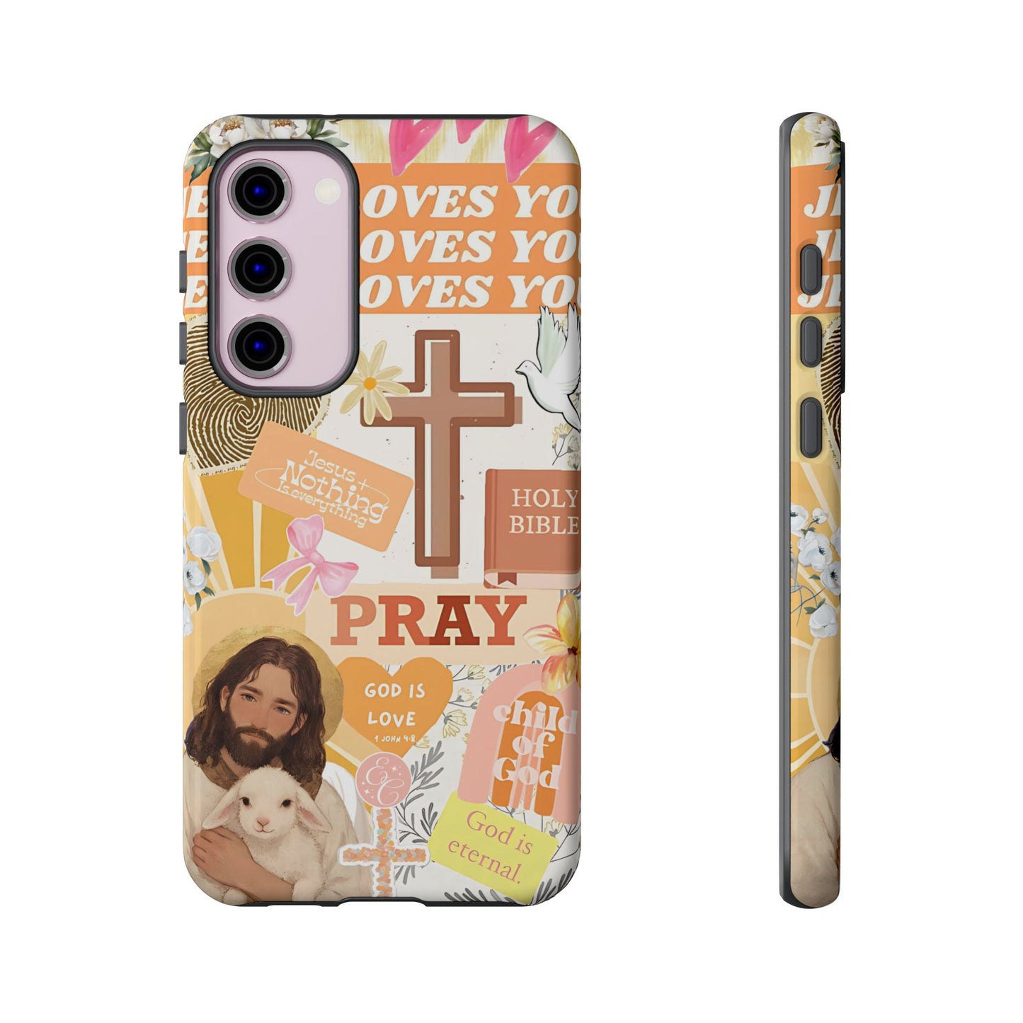 Christian Collage Tough Phone Case