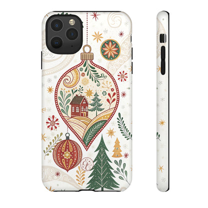 Cozy Christmas Ornament Tough Phone Case