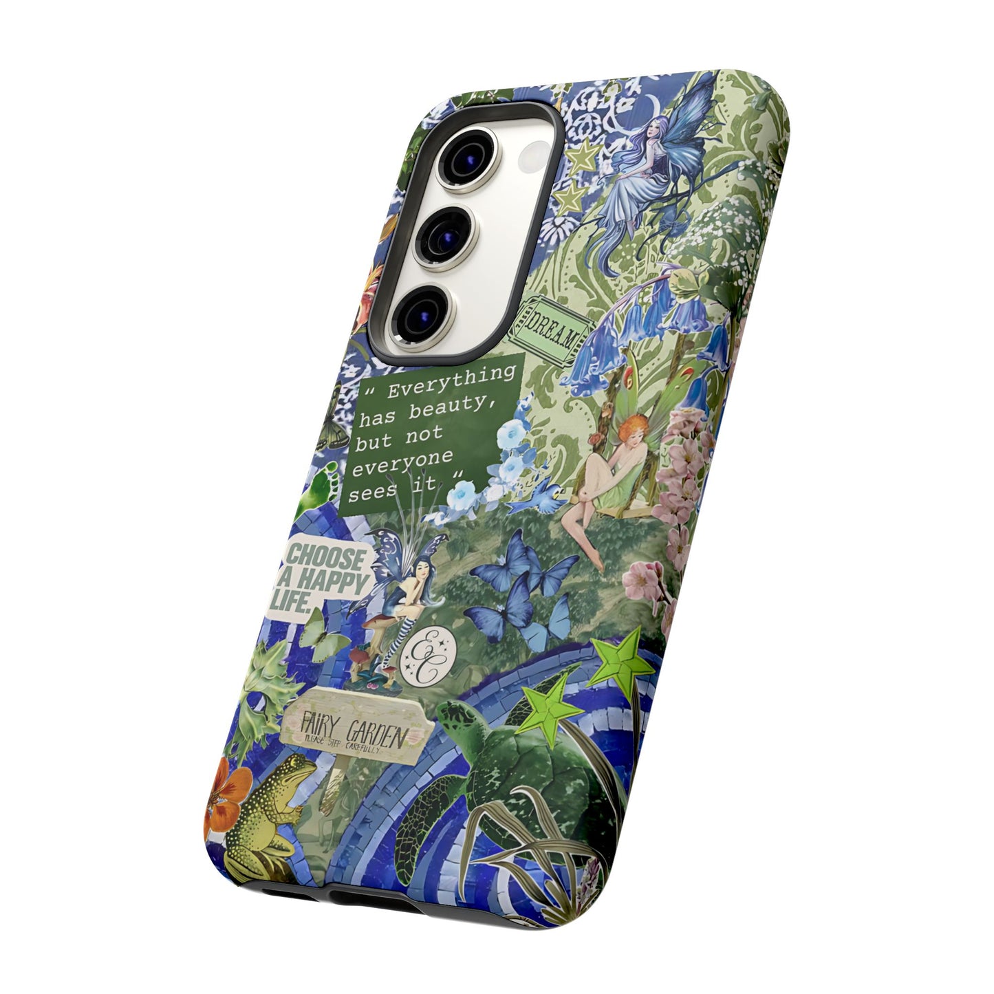 Fairy Garden Collage Tough Phone Case