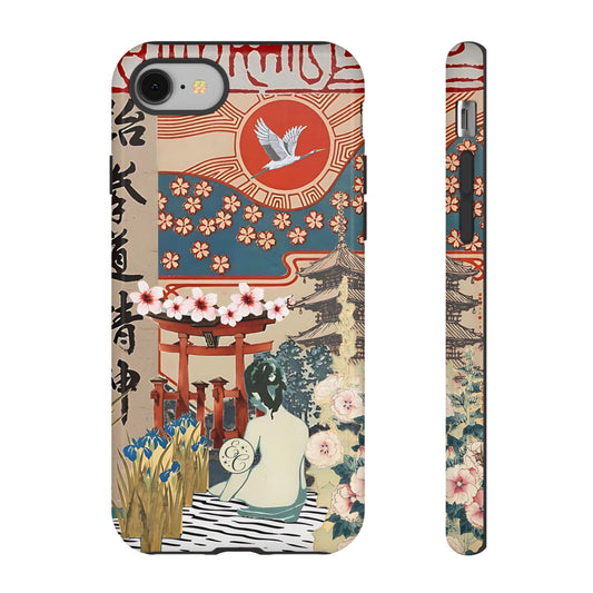 Japanese Style Art Tough Phone Case