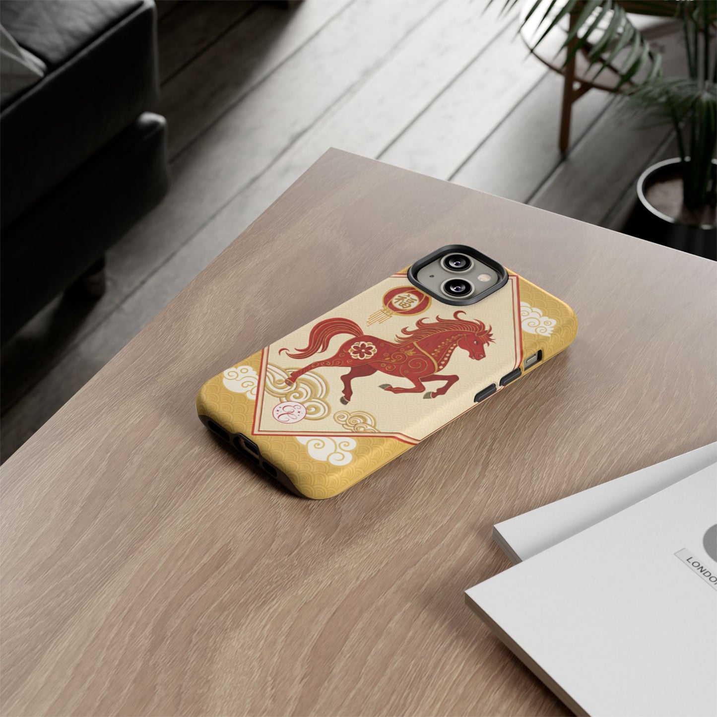 Chinese New Year Lucky Horse Tough Phone Case