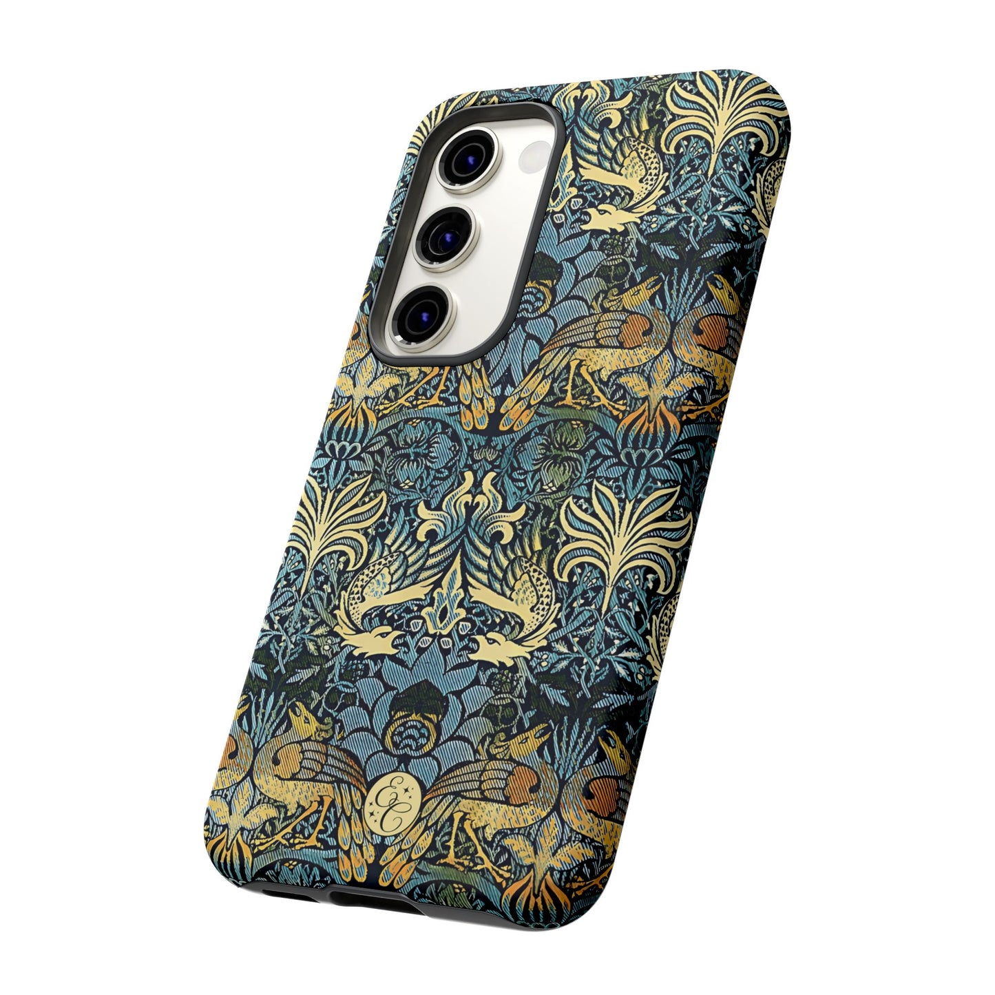 William Morris Peacock and Dragon Tough Phone Case