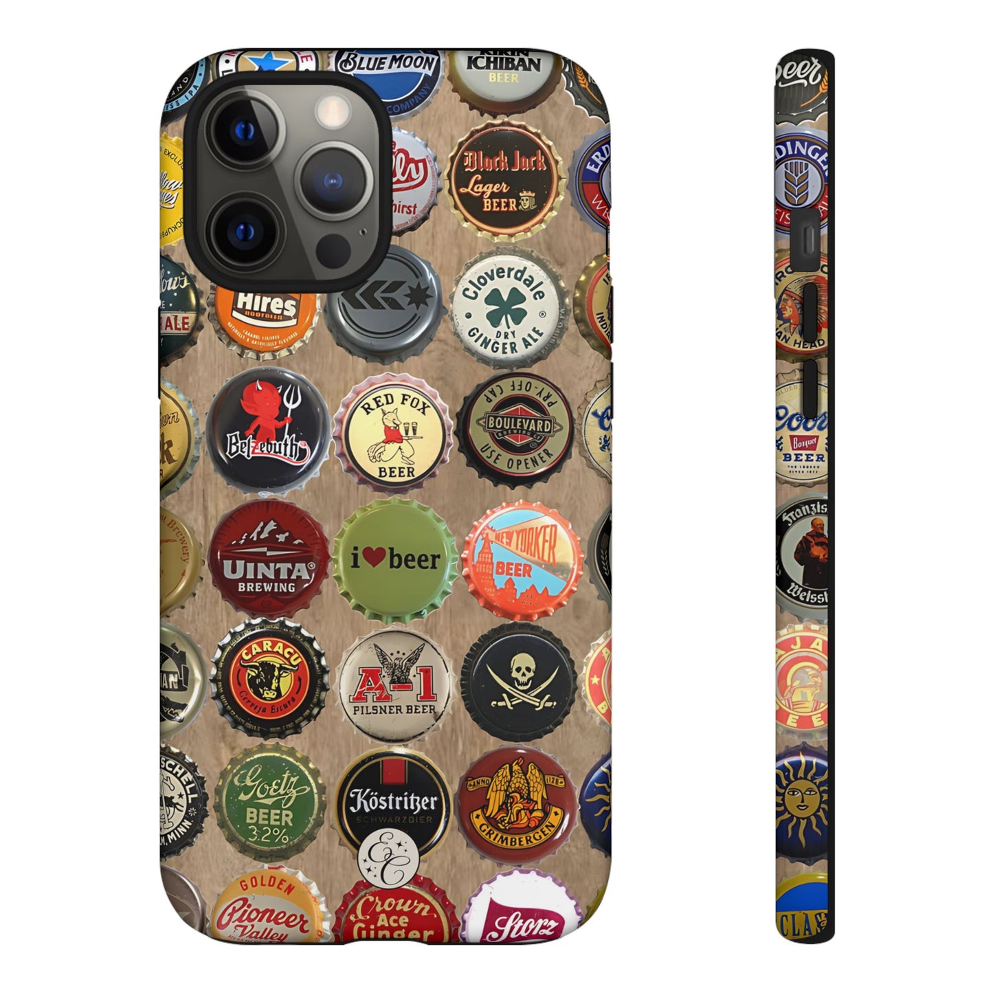 Beer Bottle Caps Tough Phone Case