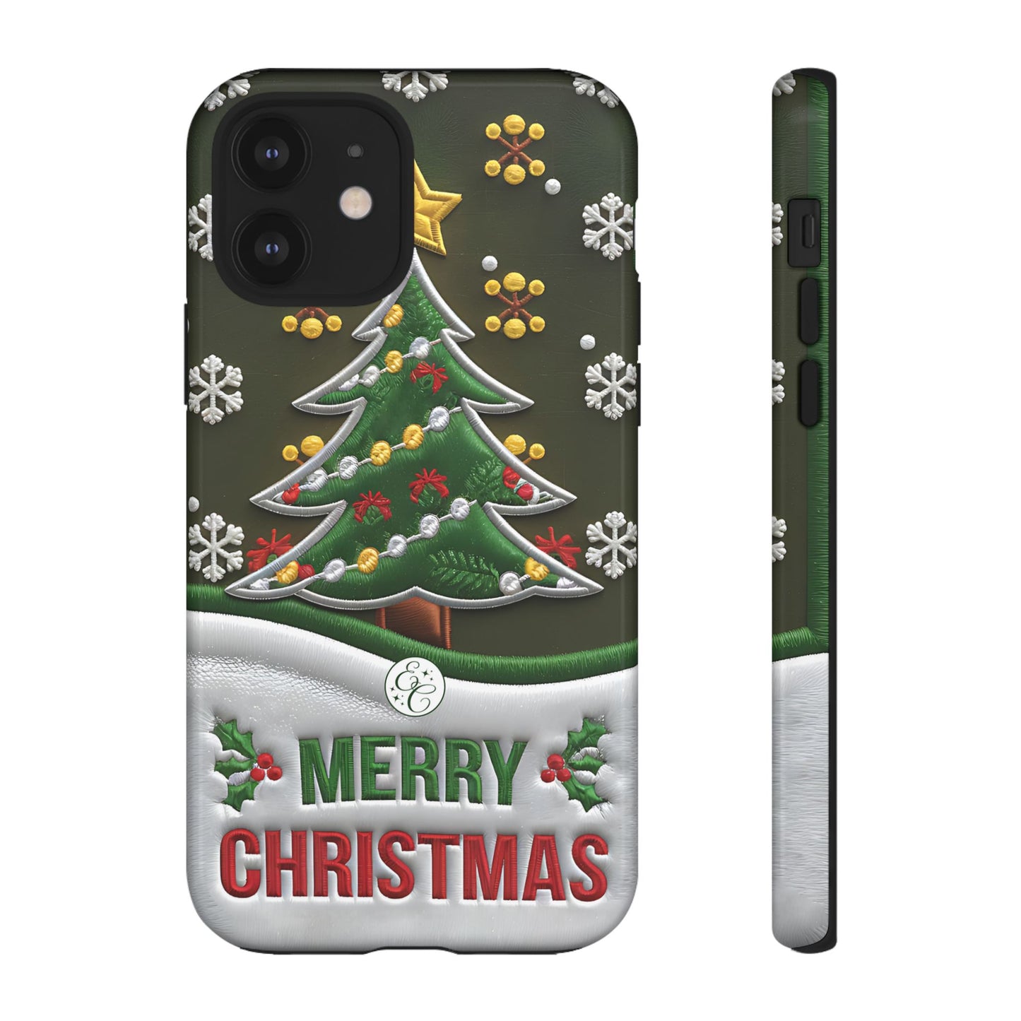 Merry Christmas Tree Tough Phone Case