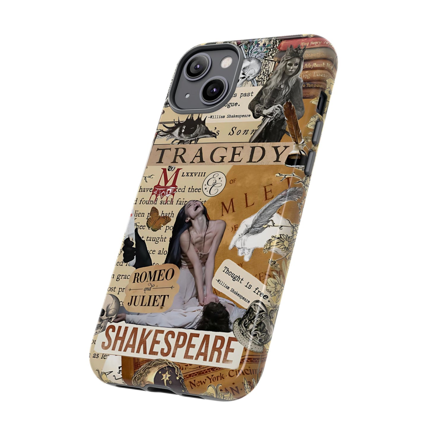 Shakespeare Tragedy Collage Tough Phone Case