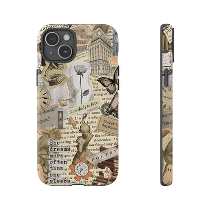 Library Romance Collage Tough Phone Case