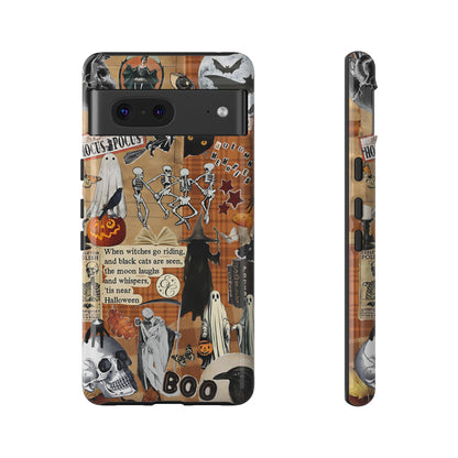 Halloween Spooky Collage Tough Phone Case