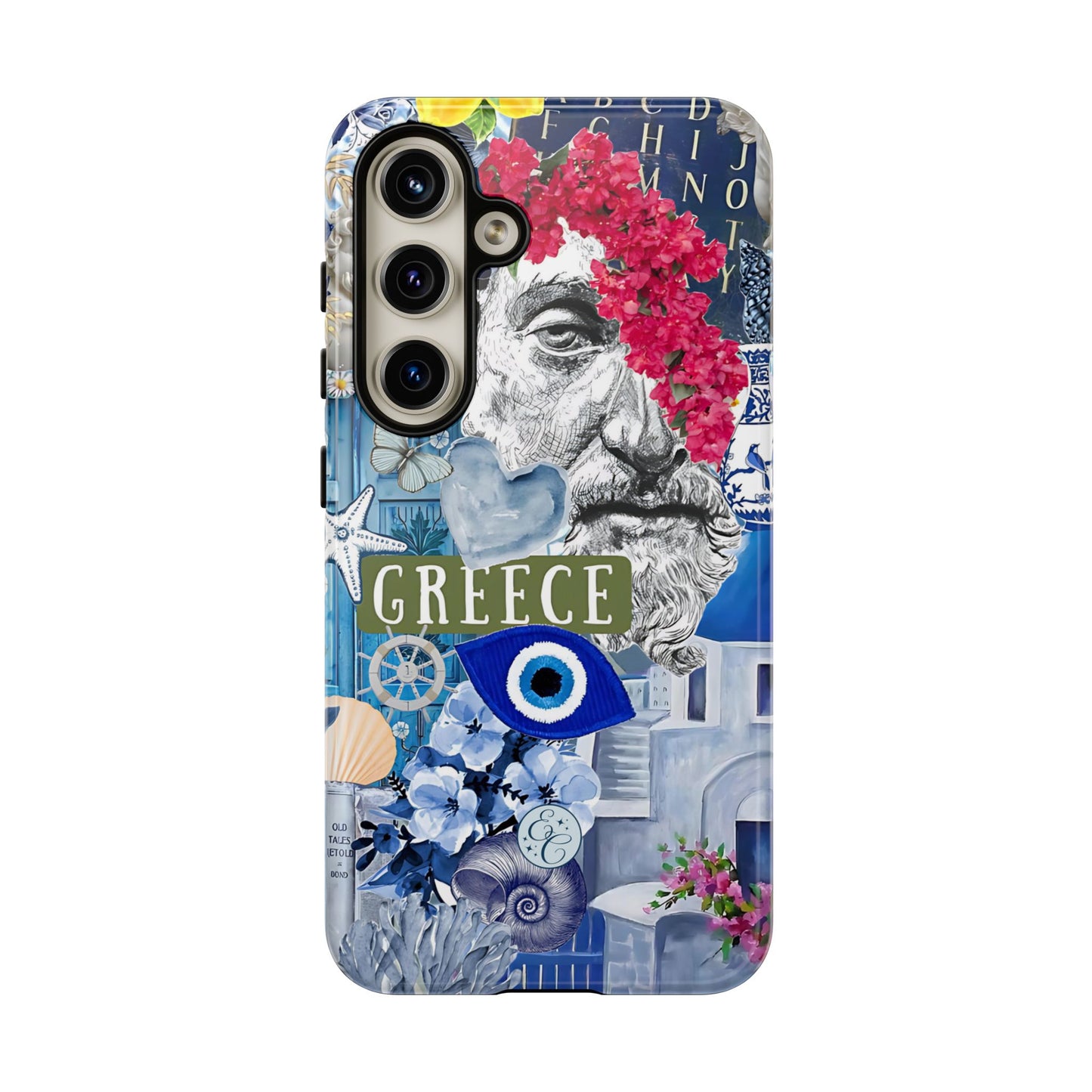 Greek Summer Collage Tough Phone Case