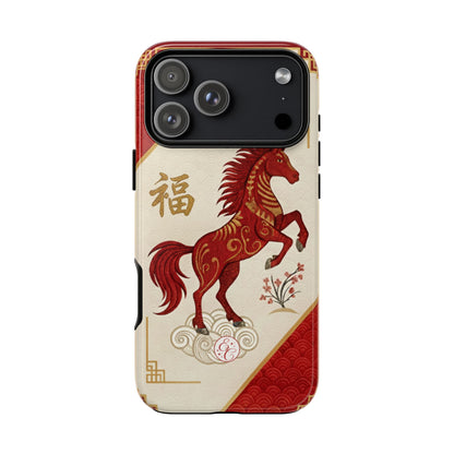 Chinese Zodiac Horse Tough Phone Case