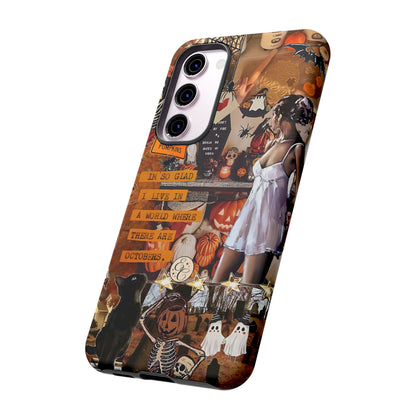 Halloween Aesthetic Collage Tough Phone Case