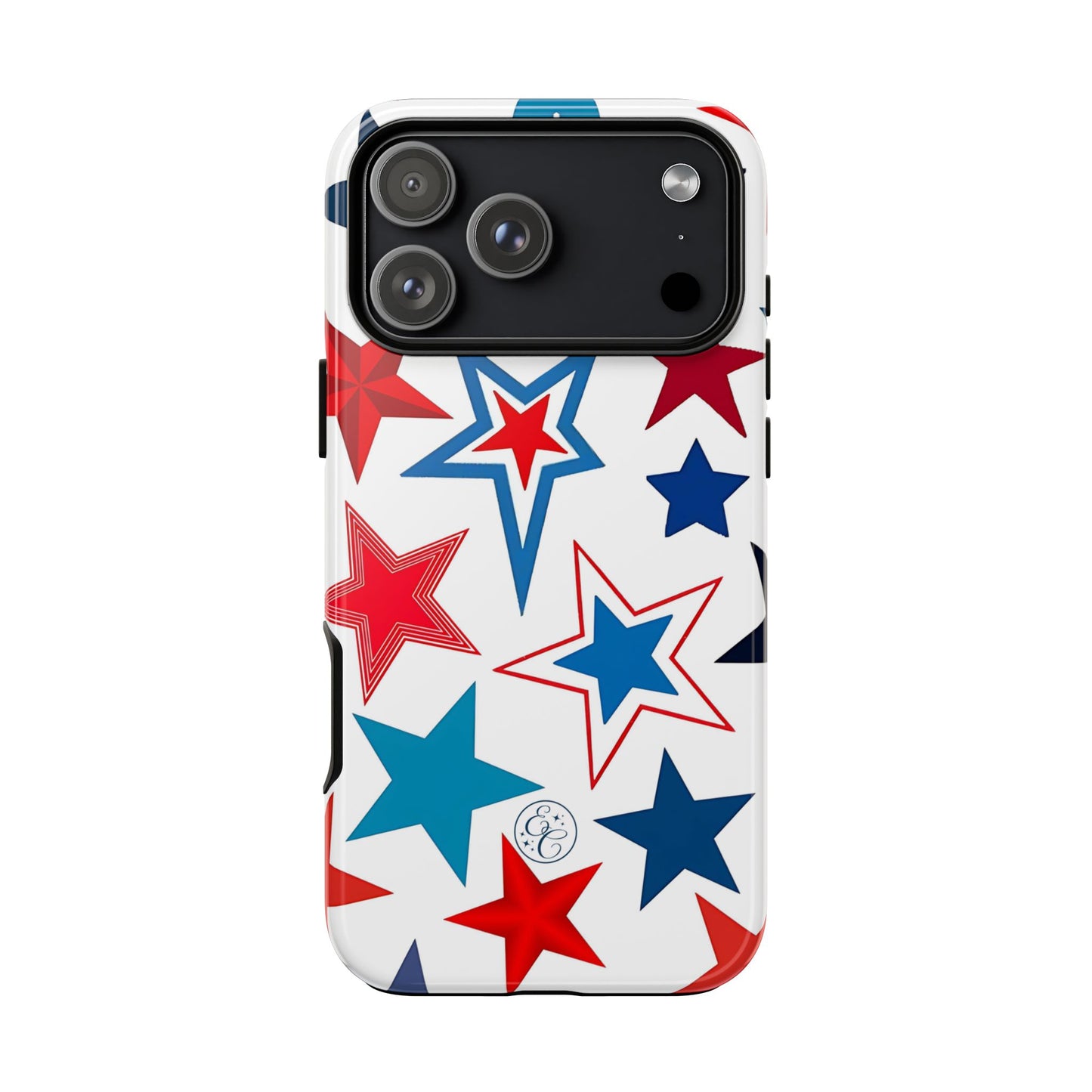 Patriotic Star Pattern Tough Phone Case